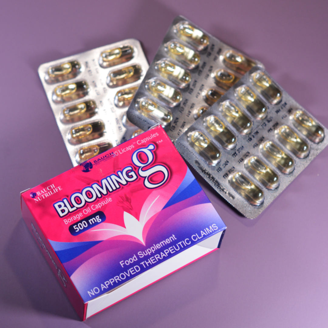 Blooming G Borage Oil 500 mg (30 capsules per box)